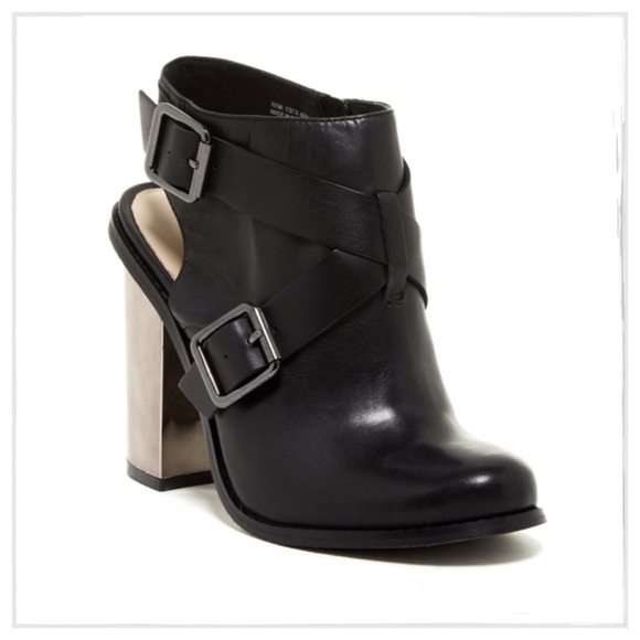Kristin Cavallari Remi Mirrored Block Heel Booties - Picture 4 of 6